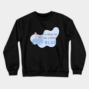 Berry not blue blueberries Crewneck Sweatshirt